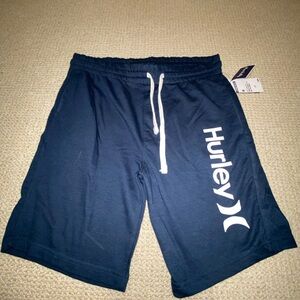 Hurley Men's Dark Blue Athletic Shorts